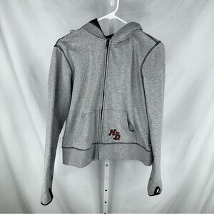 Harley Davidson Women’s Gray Zip Up Cozy Jacket Size L